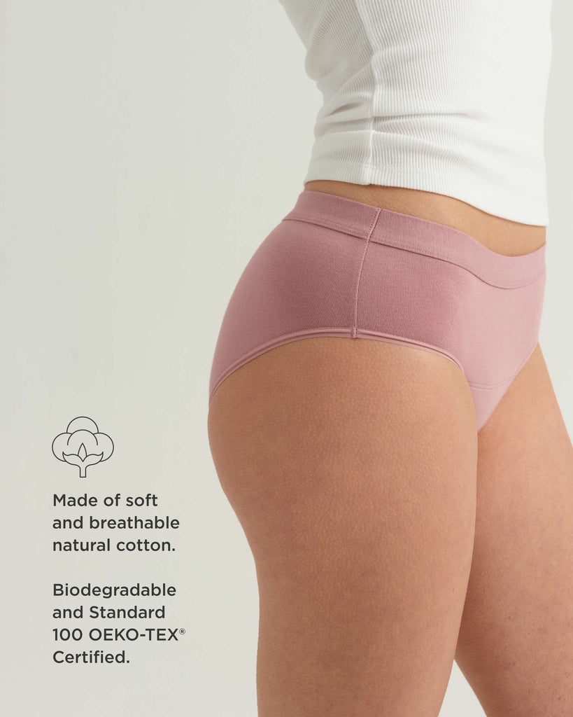 Leakproof Cotton Brief – Breathable, Full-Coverage & Sustainable Period Underwear