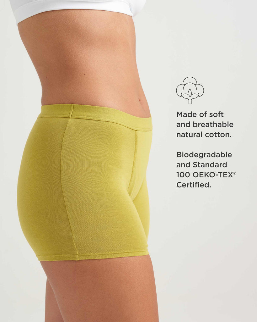 Leakproof Cotton Sleep Short – Super-Absorbent Overnight Period Protection