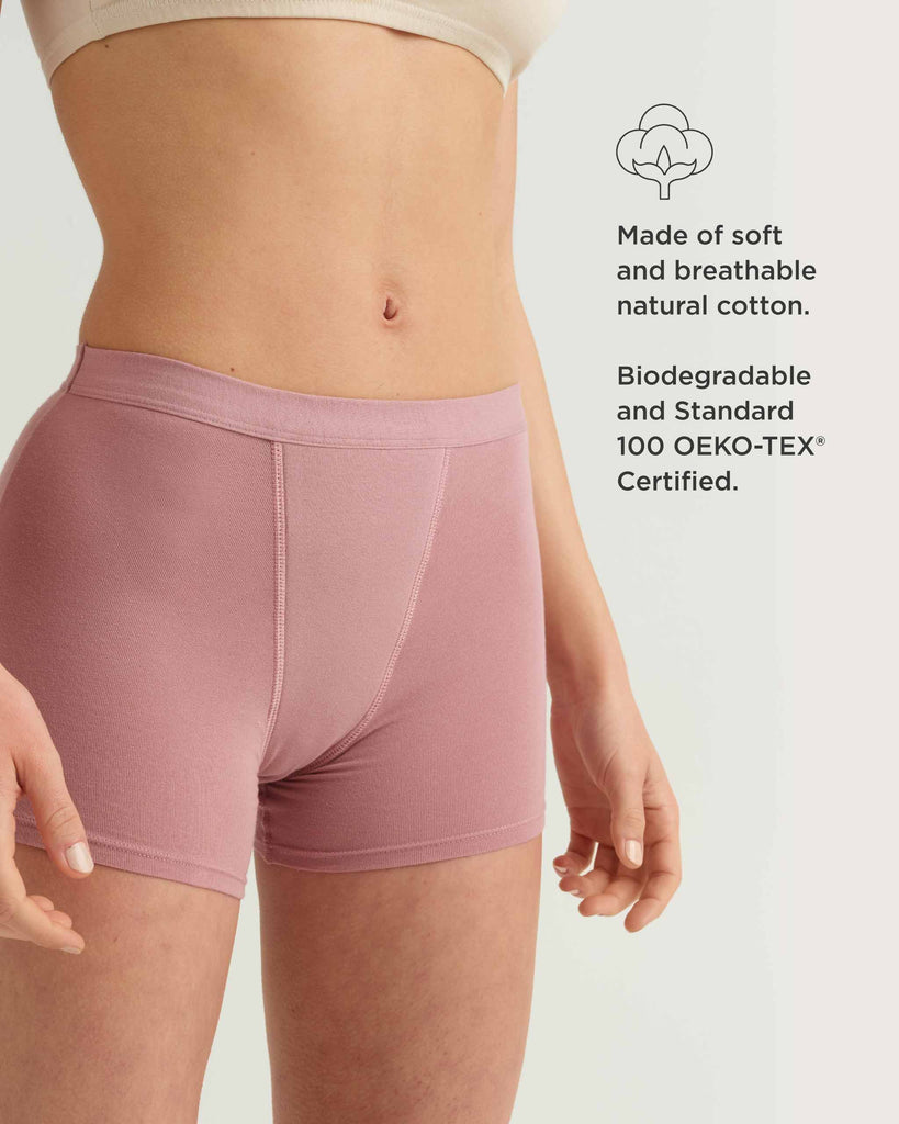 Leakproof Cotton Sleep Short – Super-Absorbent Overnight Period Protection