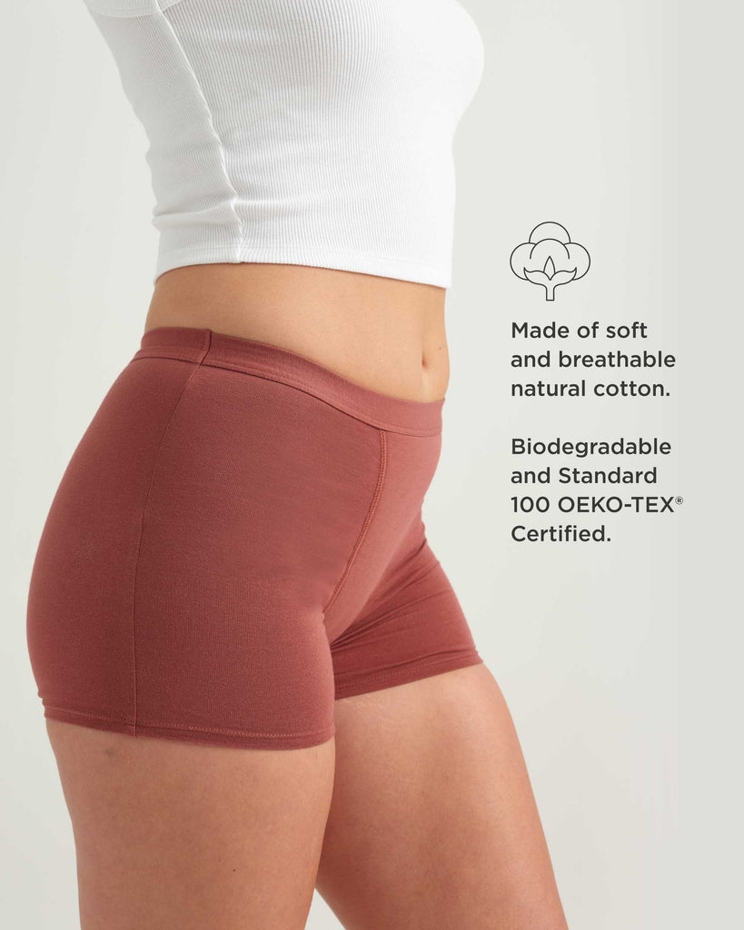 Leakproof Cotton Sleep Short – Super-Absorbent Overnight Period Protection