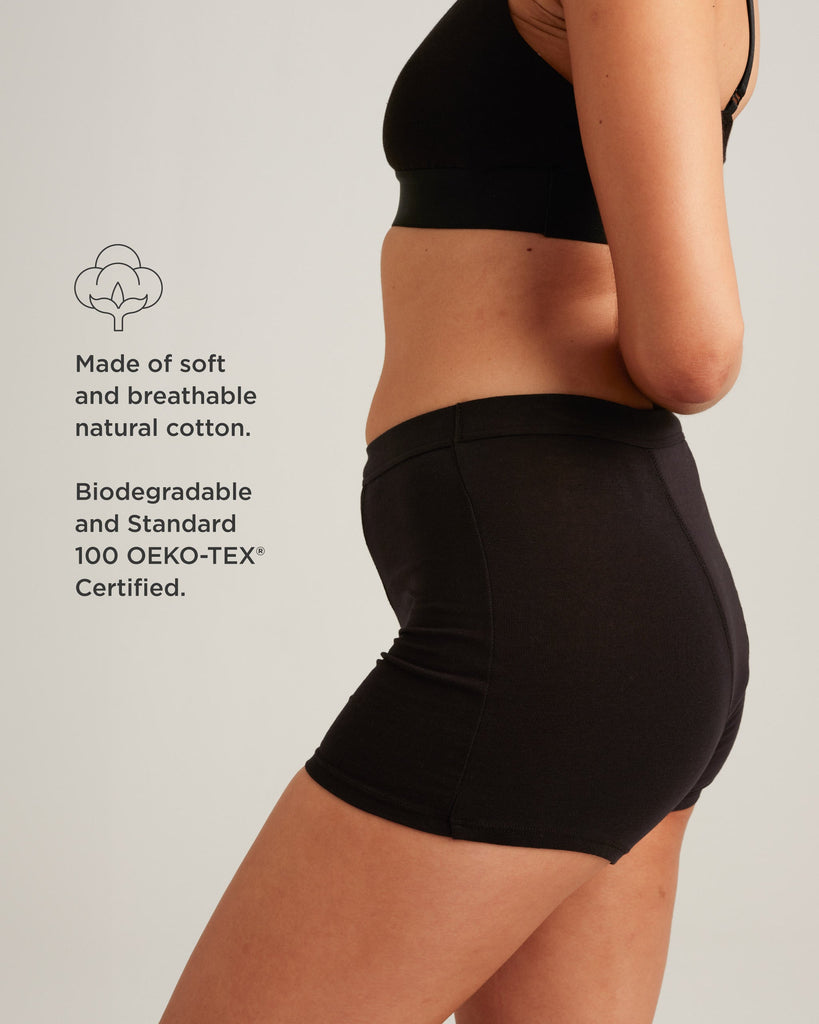 Leakproof Cotton Sleep Short – Super-Absorbent Overnight Period Protection