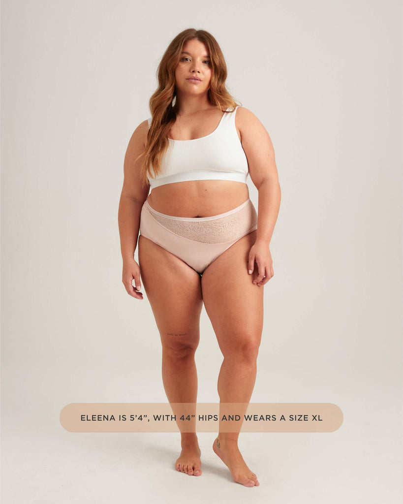Leakproof Lace High Waist – Elegant, Sustainable Period Protection