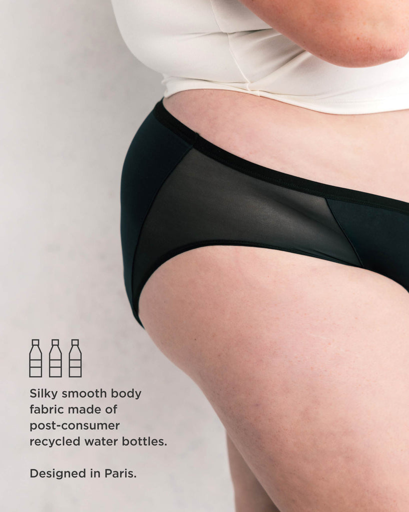 Leakproof Mesh Bikini – Heavy Absorbency, Sustainable Period Underwear
