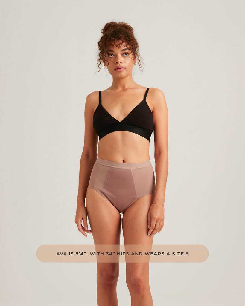 Leakproof French Cut High Waist – Full Gusset Overnight Protection