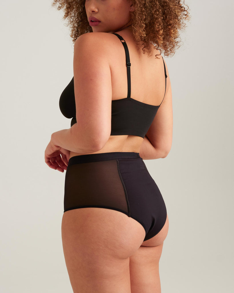 Leakproof French Cut High Waist – Full Gusset Overnight Protection