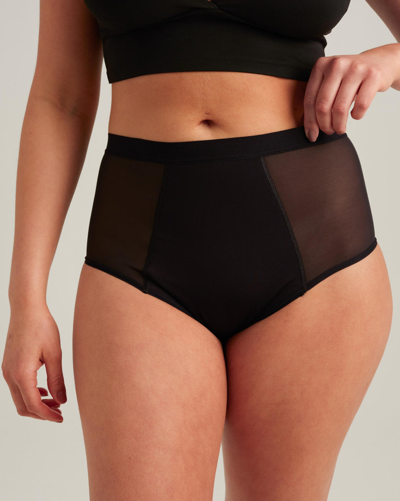 Leakproof French Cut High Waist – Full Gusset Overnight Protection