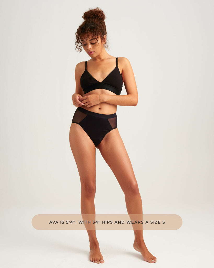 Leakproof French Cut High Waist – Stylish, Sustainable Period Protection