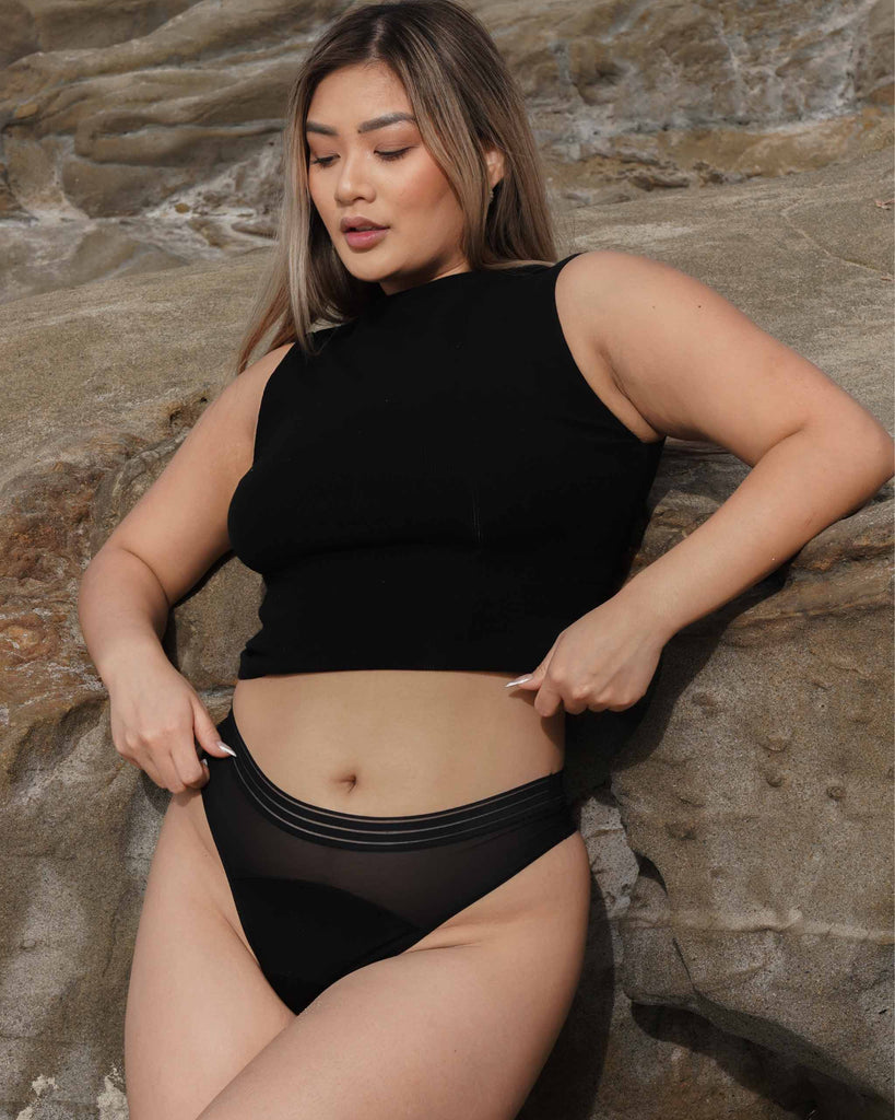 Leakproof Mesh Thong – Invisible, Breathable & Sustainable Period Protection