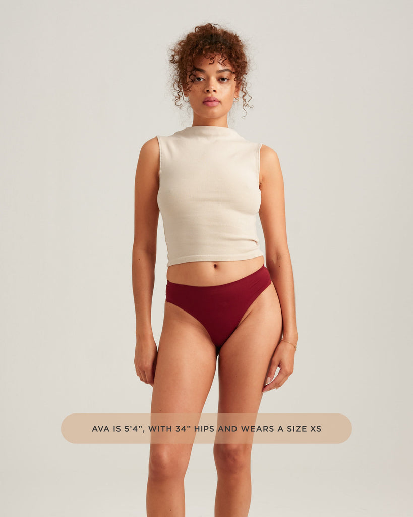Leakproof Seamless Thong – Invisible, Stretchy & Sustainable Period Protection