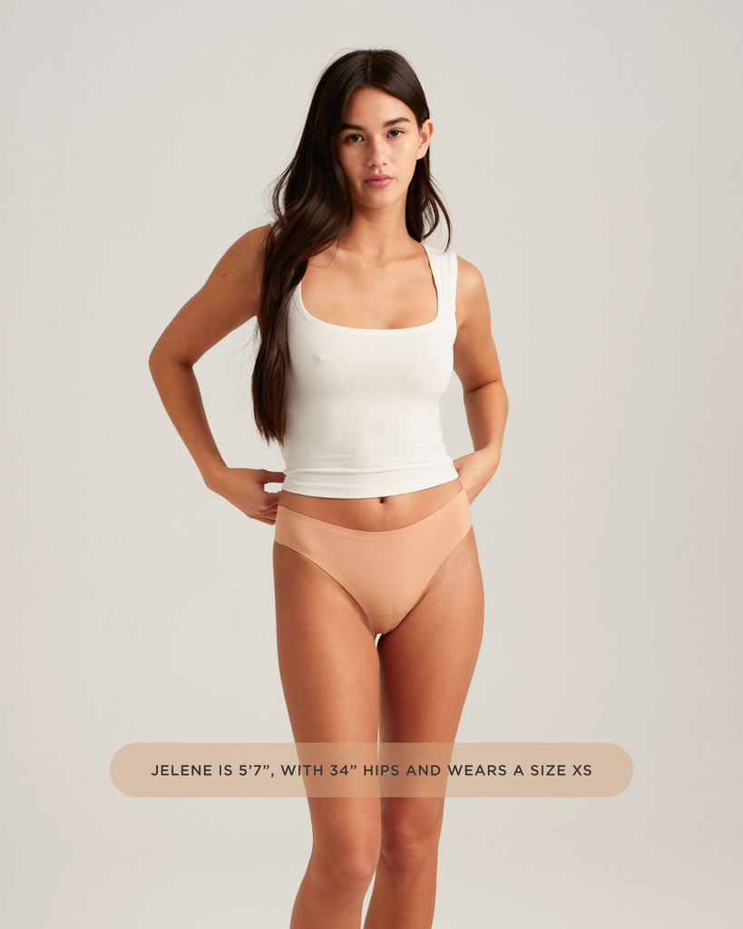 Leakproof Seamless Thong – Invisible, Stretchy & Sustainable Period Protection