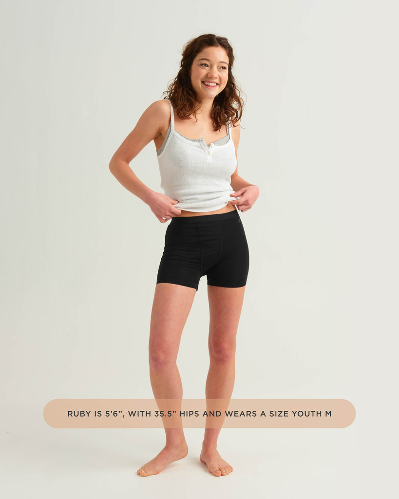 Leakproof Teen Sport Shorts – Active Period Protection