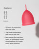 Comfortable Reusable Menstrual Cup – 12-Hour Leak Protection