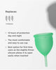 Comfortable Reusable Menstrual Cup – 12-Hour Leak Protection