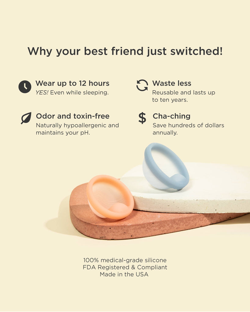 Reusable Menstrual Disc Duo – Two Sizes for Flexible Period Care