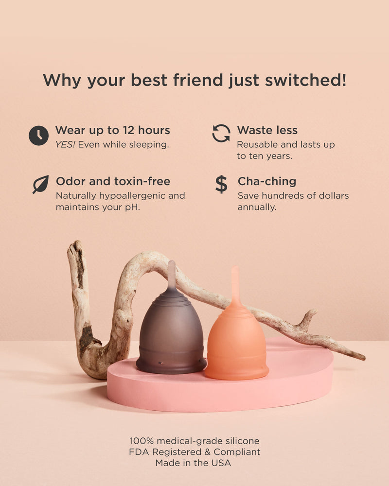Soft Duo Pack – Two Ultra-Soft Reusable Menstrual Cups