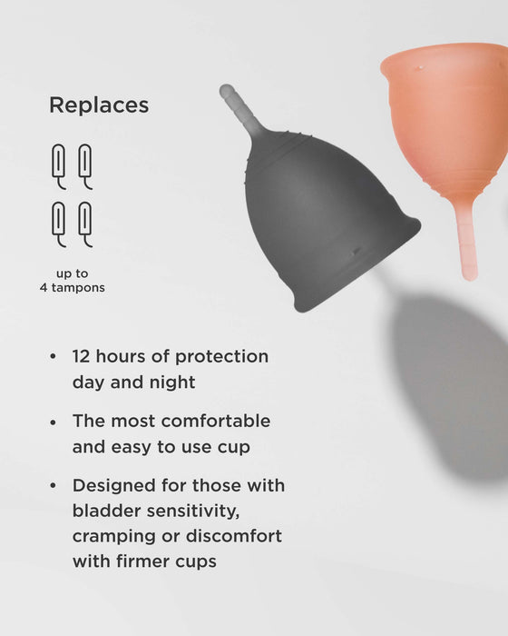 Soft Duo Pack – Two Ultra-Soft Reusable Menstrual Cups