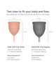 Soft Duo Pack – Two Ultra-Soft Reusable Menstrual Cups
