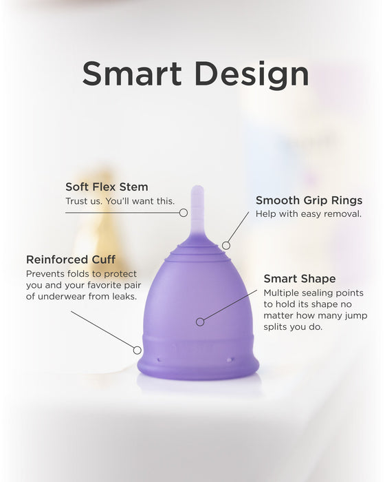 Soft Cup – Ultra-Soft Reusable Menstrual Cup (12-Hour Protection)