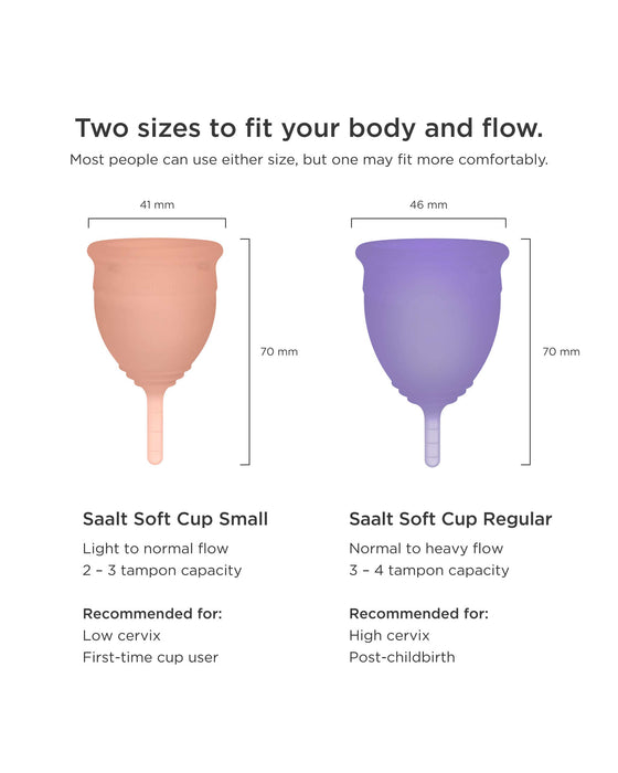 Soft Cup – Ultra-Soft Reusable Menstrual Cup (12-Hour Protection)