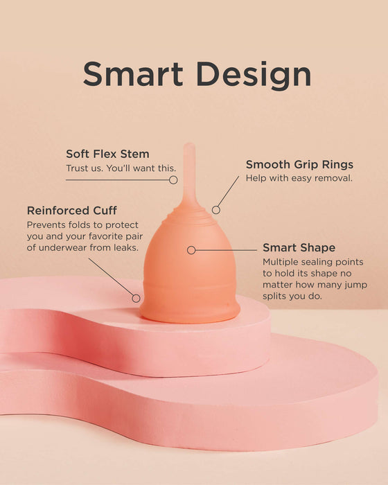 Soft Cup – Ultra-Soft Reusable Menstrual Cup (12-Hour Protection)