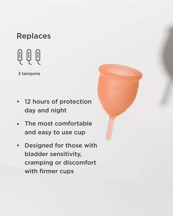 Soft Cup – Ultra-Soft Reusable Menstrual Cup (12-Hour Protection)