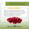 Voice of our customers. "This is one of those getting harder to find businesses. The product is exactly as advertised and I am very happy with it. Comes in a glass bottle and the product is superior. This cranberry supplement is top notch."