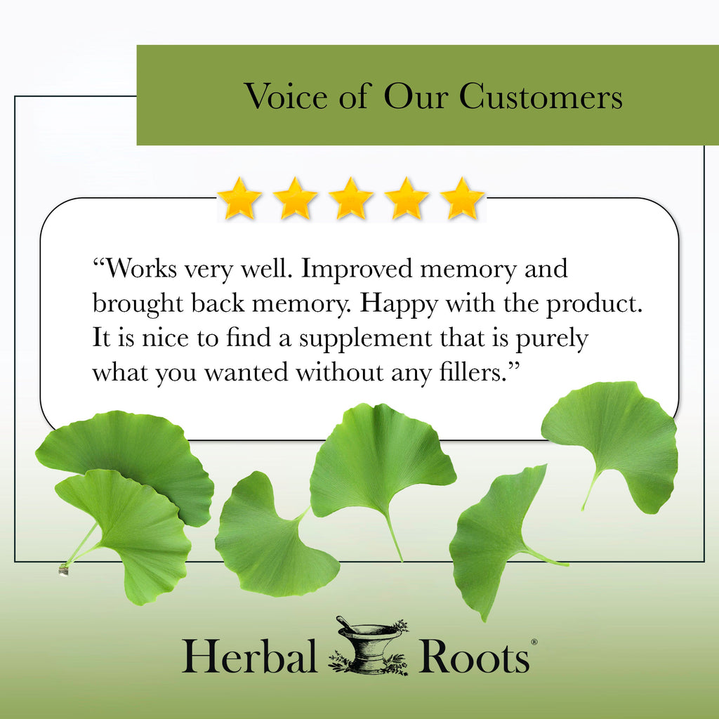 Voice of our customers with 5 gold stars. "Works very well. Improved memory and brought back memory. Happy with the product. It is nice to find a supplement that is purely what you wanted without any fillers."