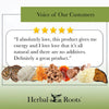 Voice of our customers with 5 gold stars. "I absolutely love, this product gives me energy and I love love that it's all natural and there are no additives. Definitely a great product."