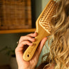 Bamboo Paddle Hair Brush – Classic Handle for Gentle Detangling & Scalp Massage