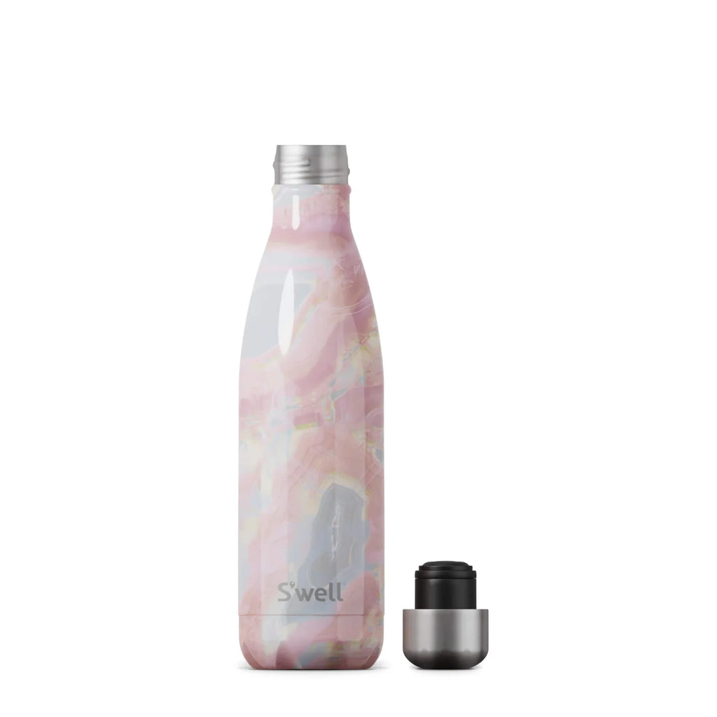 Stainless Steel Water Bottle - Geode Rose