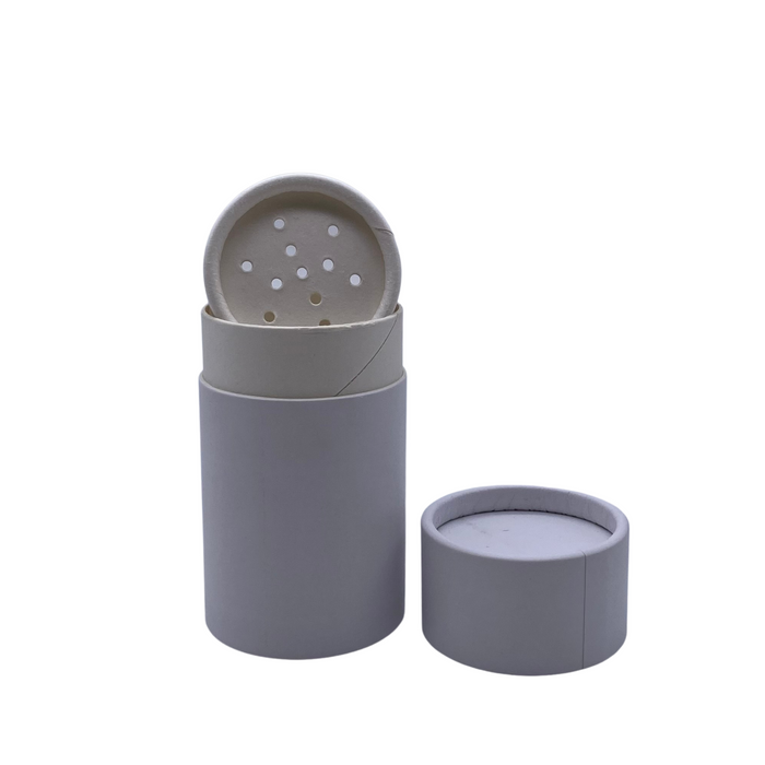2oz Kraft Paper Shaker Tube (60g) – Plastic-Free & Compostable