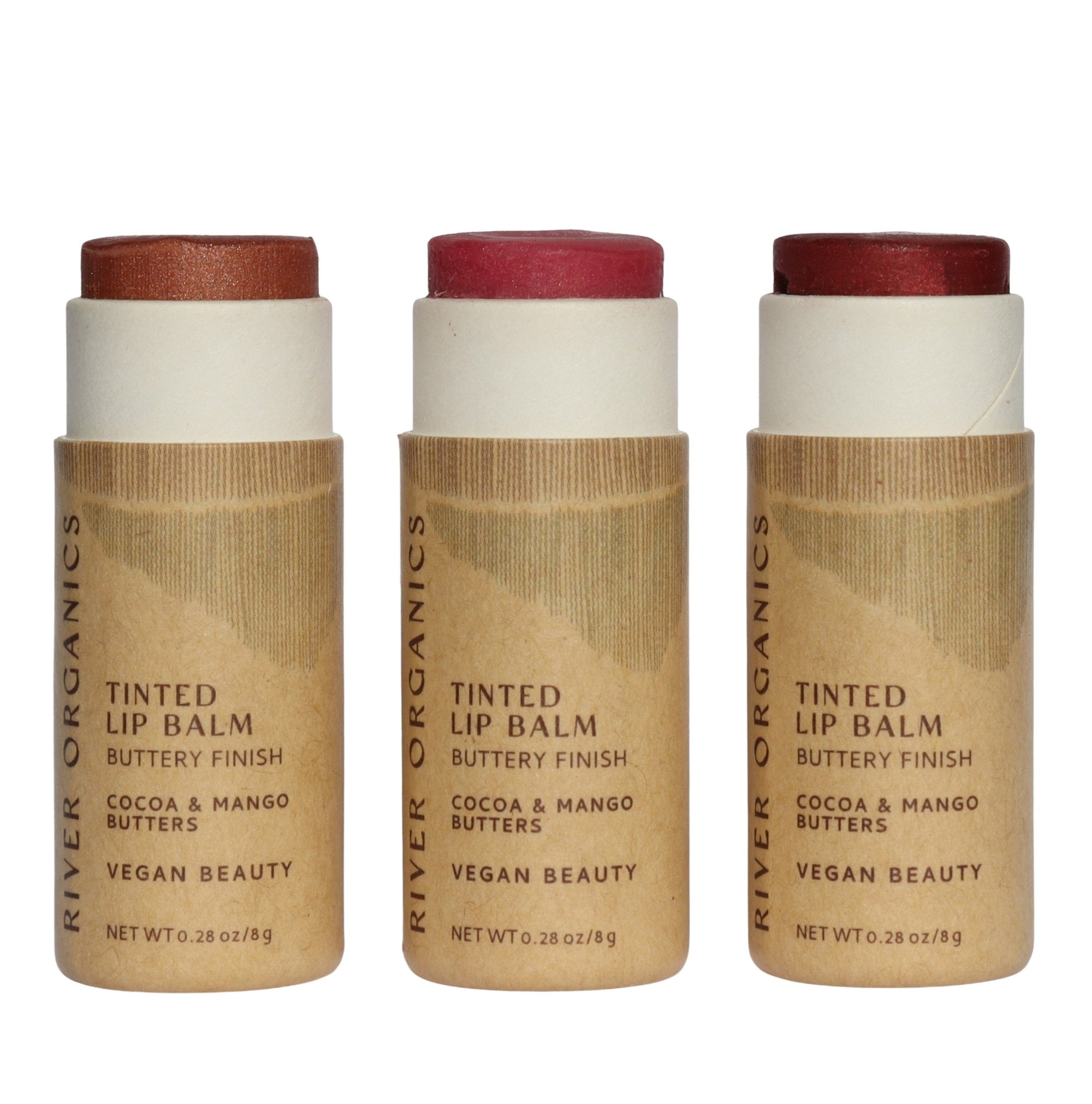 Tinted Vegan Lip Balm – Hydrating, Plastic-Free &amp; Buildable Color