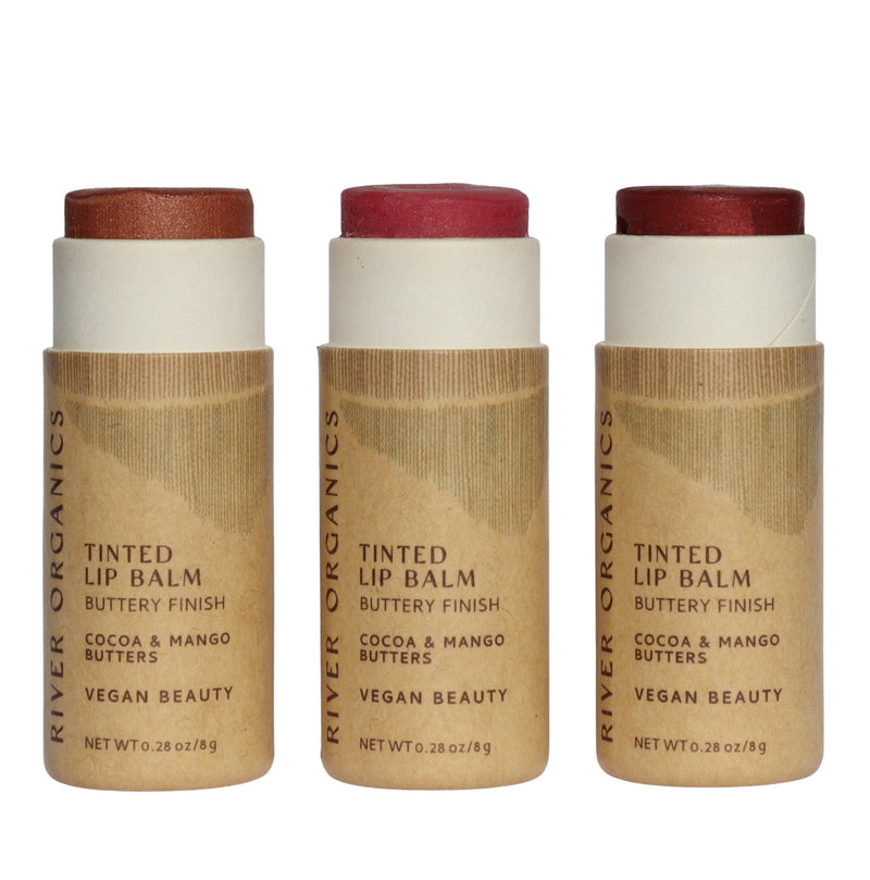 Tinted Vegan Lip Balm – Hydrating, Plastic-Free & Buildable Color