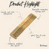 Natural Bamboo Pocket Comb | Eco-Friendly Travel Hair Comb for Detangling & Styling