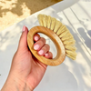 Bamboo Round Brush Scrubber – Eco-Friendly Dish, Pot & Pan Cleaning Brush with Natural Sisal Bristles