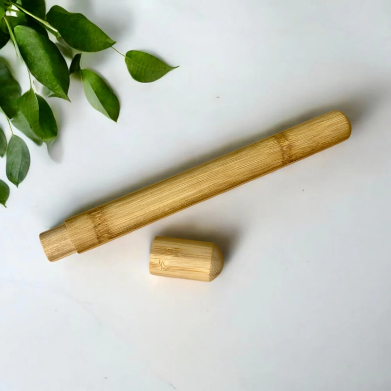 Bamboo Straw Travel Case | Reusable Eco-Friendly Bamboo Straw Holder
