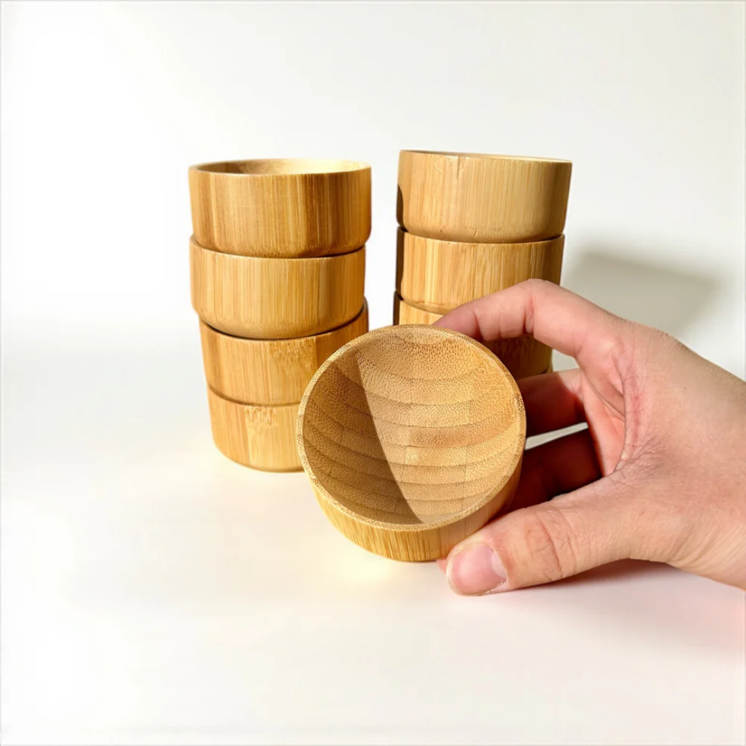 Bamboo Serving Bowl | Eco-Friendly Salad &amp; Snack Bowl (Multiple Sizes)