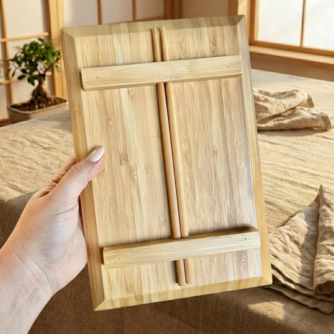 Bamboo Sushi Set | Eco-Friendly Sushi Plate &amp; Chopsticks