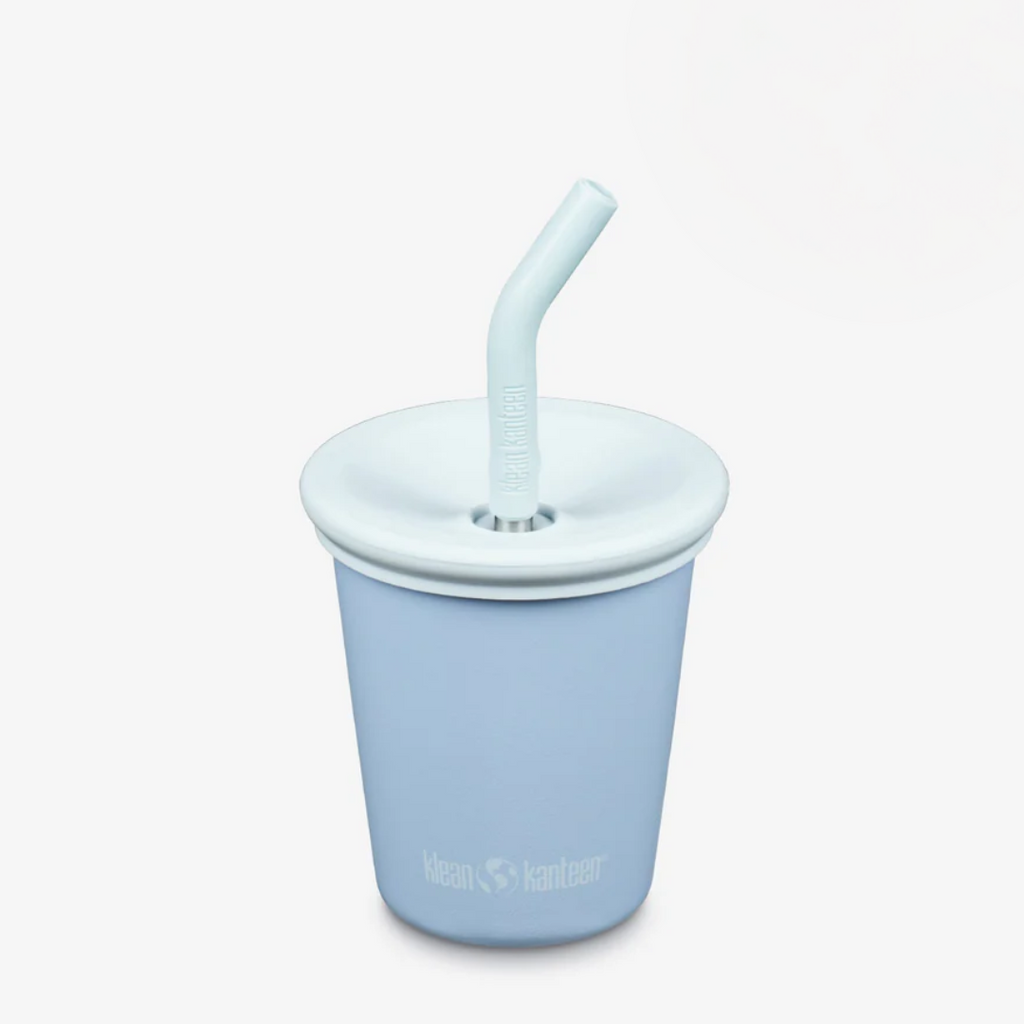 10oz Reusable Kid’s Cup with Straw Lid – Stainless Steel