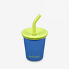 10oz Reusable Kid’s Cup with Straw Lid – Stainless Steel