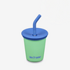 10oz Reusable Kid’s Cup with Straw Lid – Stainless Steel