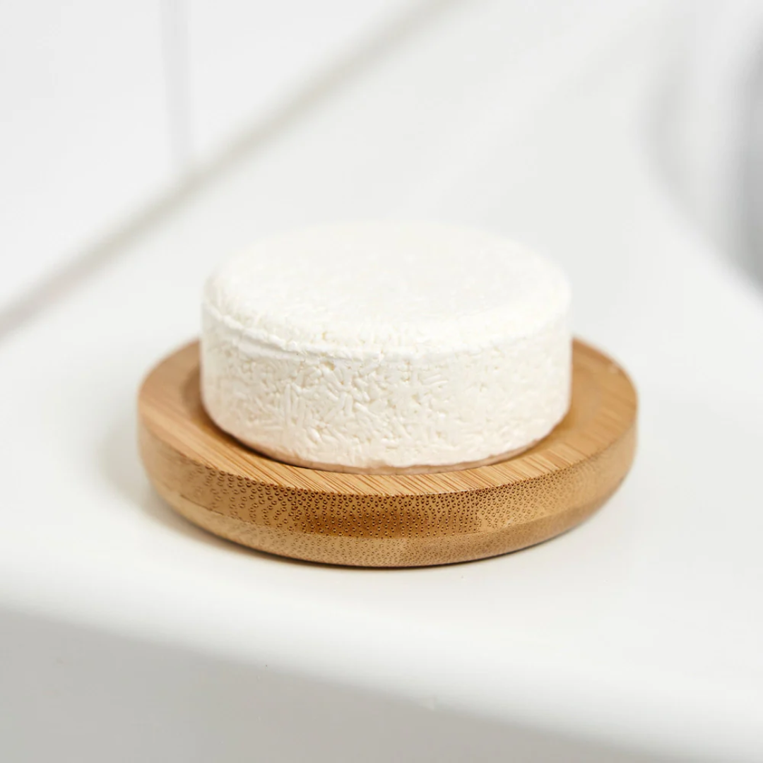 Bamboo Soap Lift Round | Eco-Friendly Soap Saver &amp; Shower Steamer Holder