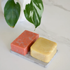Quick-Dry Diatomite Soap Dish with Labels – Antimicrobial, Plastic-Free & Humidity-Resistant
