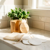 Bamboo Facial Rounds Holder – Eco-Friendly Organizer for Reusable Cotton Pads