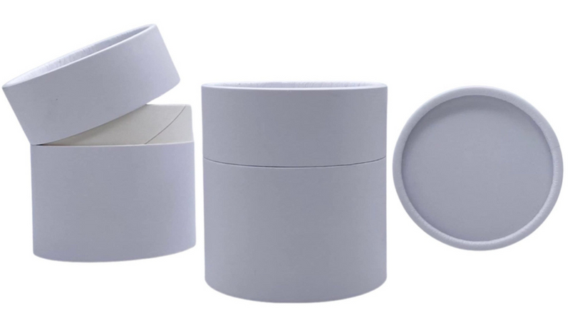 5 ounce / 150 g Coated White Paper Jars