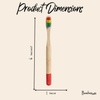 Bamboo Kids Toothbrush with Round Handle – Eco-Friendly Children’s Toothbrush