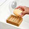 Bamboo Soap Lift with Deep Shelf – Eco-Friendly Soap Saver & Organizer