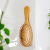 Sustainable Bamboo Rounded Hair Brush with Classic Handle