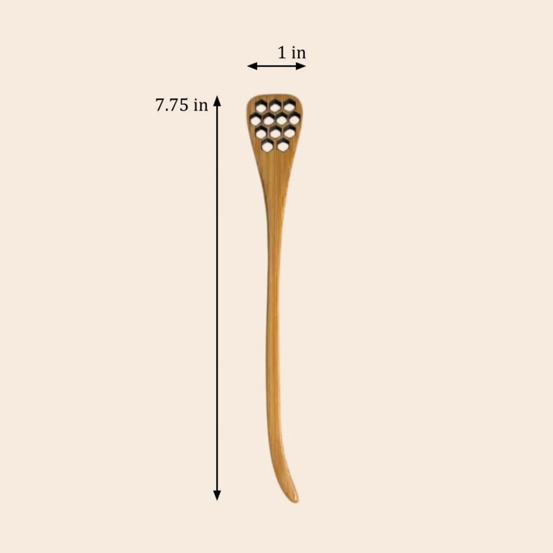 Bamboo Honey Dipper – Sustainable Drizzling Tool for Honey, Syrups & More