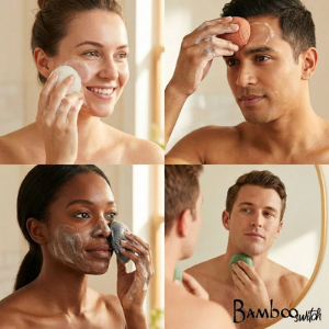 Natural Konjac Facial Sponge | Gentle Exfoliating &amp; Eco-Friendly Cleanser
